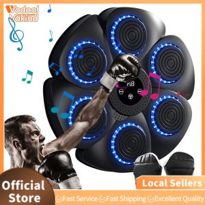 【Vakind】 Music Boxing Machine Smart Bluetooth-Compatible Boxing Machine Wall Mounted Workout Boxing Target Machine Type C Charging with Gloves for Home Workout