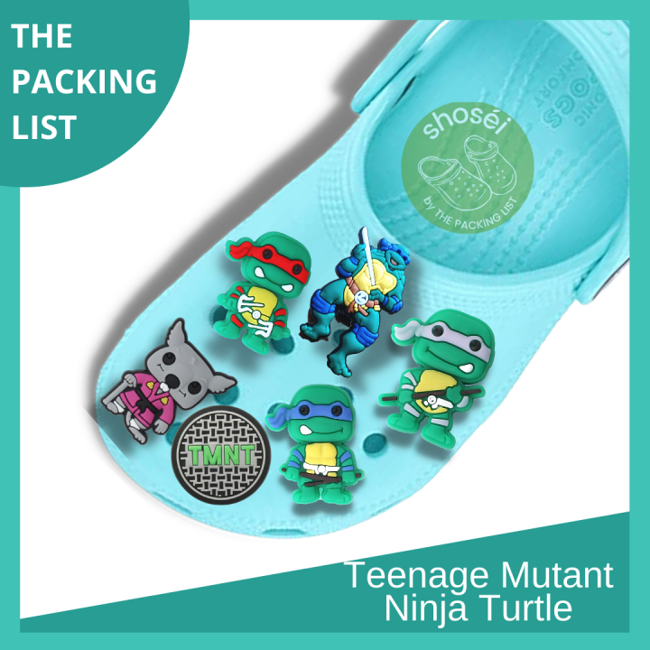 Crocs jibbitz charms NinjaTurtles teenage mutant ninja turtles pin ...