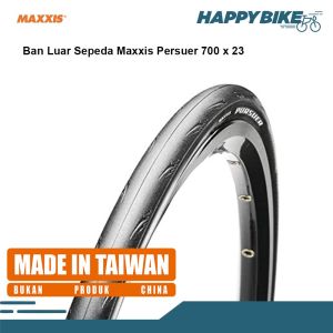 MAXXIS Ban Luar Sepeda Balap Roadbike Pursuer 700 x 23c Bicycle Outer Tires Road Bike
