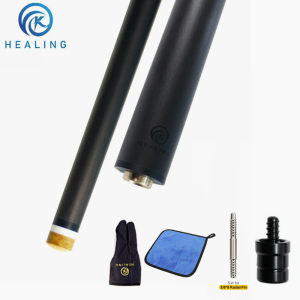 Sợi Carbon Pro taper trục bi-a 11.8/12/12.4/12.8/12.9mm xuyên tâm công nghệ đen độ lệch thấp cho Que Gậy bida + Quà Tặng miễn phí (Găng Tay + vải + khớp + Vỏ bảo vệ)