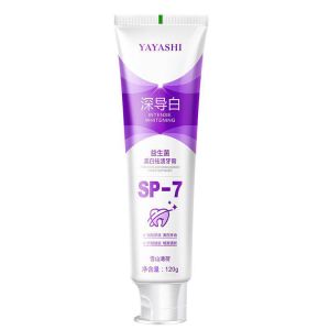 YAYASHI  SP-4 Probiotic Whitening  Toothpaste Teeth Whitening Toothpaste Oral Care Toothpaste Fresh Breath Prevents Plaque120g