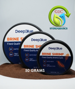 Deep Blue Brine Shrimp / Artemia Cysts Small Cans (50g)