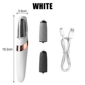 Electric Callus Remover Dead Dry Skin Foot File Grinder Rechargeable Feet Pedicure Care Tool Hard Cracked Clean Electric Remover Foot Exfoliating penggosok tumit kaki 去角质 死皮老茧