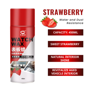 450ML Watch Wax Interior Spray Car Interior Dashboard Watch Wax Polisher Leather Bag Cleaner