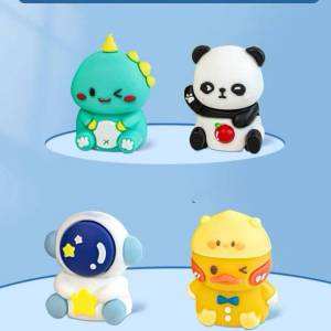 Cartoon Silicone Creative Film Pencil Sharpener Kindergarten Gift