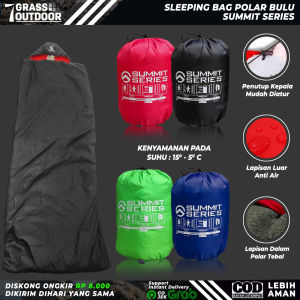 Sleeping Bag Murah Bulu Tebal Camping Summit Series Gunung Kantong Tidur Polar Dewasa Anti Dingin Ukuran 205x75x48 Terbaik Portable Model Tikar Outdoor