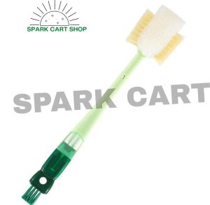 SPARK CART SHOP 5 In1 Baby Bottle Brush Cleaning Brush Plastic Ball With Long Handle Glass Coffee Mug Brush