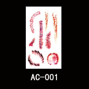 3D Nhện đáng sợ web không thấm nước hình xăm tạm thời thực tế phù thủy con dơi Zombie giả khuôn mặt hình xăm Sticker trang điểm Halloween đề can Kit cho phụ nữ người lớn