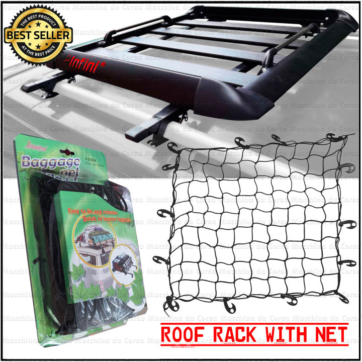 Isuzu Crosswind XUV INFINI Roof Rack Basket 38x38 with Crossbar Clamp ...