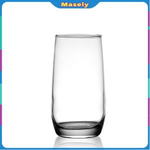Masely 1Pc Transparent glass cup 360ml for Red or White Wine Juice Banquet Party Bar Wedding