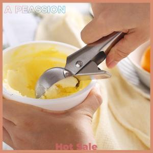 [A Peassion]💖[HOT SALE]🎈🎈 Ice Cream Scoops Stainless Steel Ice Cream Digger Non-Stick Fruit Ice Ball Maker Watermelon Ice Cream Spoon Tool