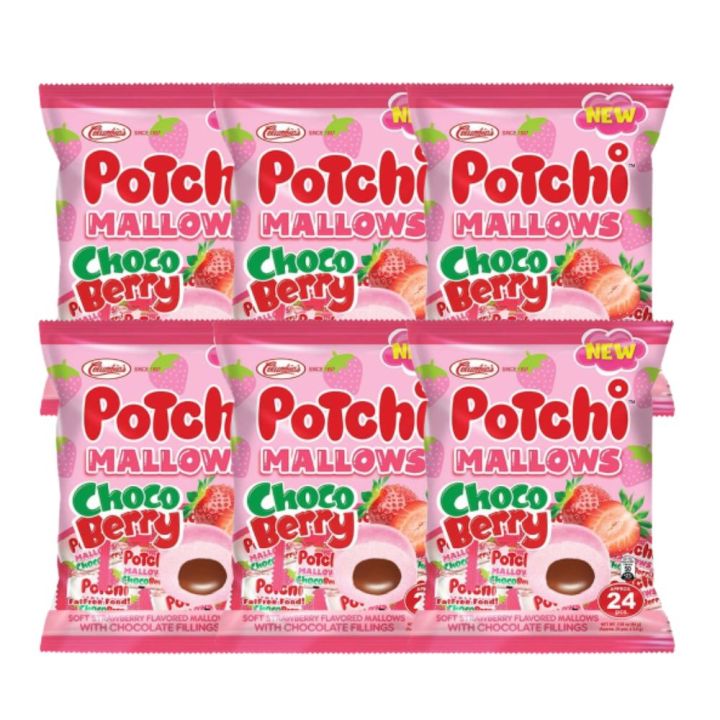 Potchi Choco Berry Mallows 84g - Pack of 6s | Lazada PH