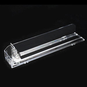 28cm Pusher Rokokok Pusher Rokok Display Rak Akrilik Dengan Pendorong 1 Baris