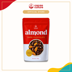 Dark Chocolate Almonds 100g - CACAO CULTURE - Handcrafted Davao Snack