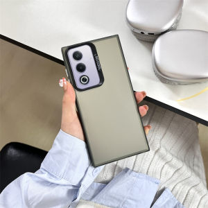 Phone Case OPPO A3 Pro A60 A79 A18 A38 A58 A78 A98 A17 A17k 4G 5G Trendy Cool Minimally Designed Colorful Silver Frosted Casing Matte Back Cover