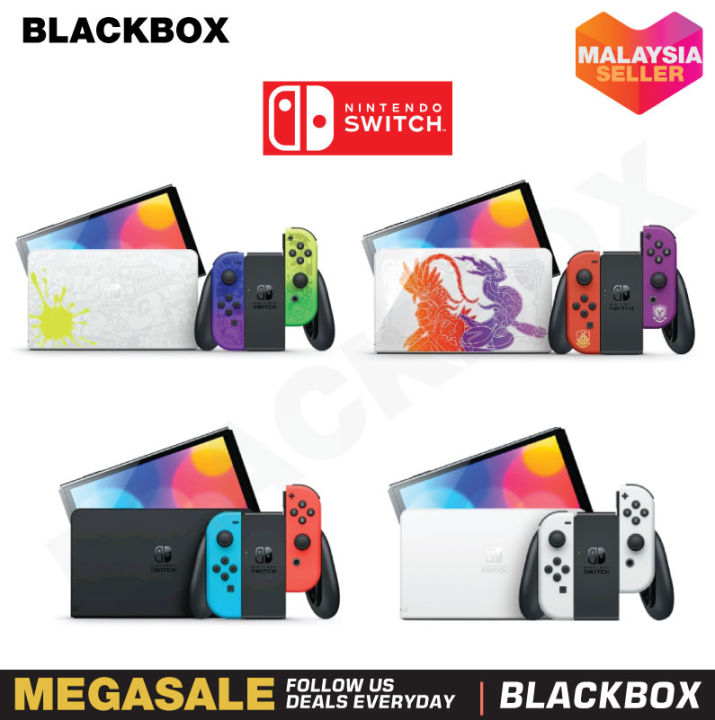 [Maxsoft Warranty] Nintendo Switch OLED Console Neon / White / Splatoon