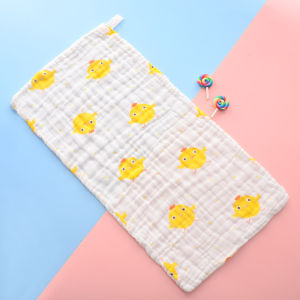 20/50CM Cotton Baby Face Towel 6 Layer Muslin Baby Bibs Handkerchief Kids Saliva Towel Feeding Burp Cloths
