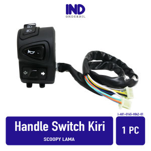 Handle-Holder Saklar-Switch Kiri-Left Lampu Dim-Sen-Sein-Klakson Scoopy Karburator-Lama