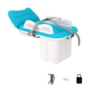 Multifunctional Inflatable Bed For Kids Reversible Plush PVC Design Double Safety Chambers with Pumping Device