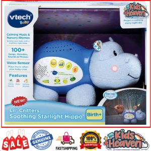VTech Baby Little Critters Soothing Starlight Hippo Projector