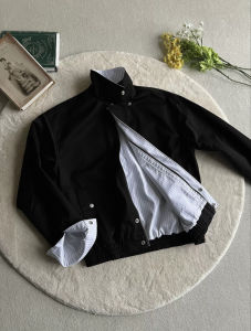 2026 Summer New Women White Striped Double Sided Reversible Jacket Simple Versatile Casual Outer Coat