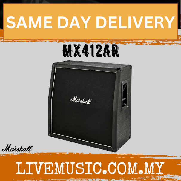Marshall MX412AR 240 Watt, 4x12 Angled Guitar Extension - Main Image