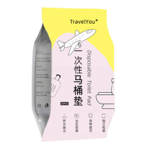 10PCS / Pack Disposable Toilet Seat Cover Travel Portable Waterproof Thickened Toilet Seat Hotel Supplies