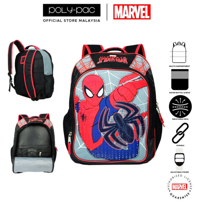 Marvel by Poly Pac 16 Ultimate Spiderman Primary School Bag Backpack VAS 2289 Lazada