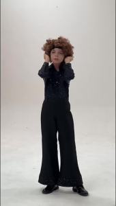 Europe and America Halloween Disco Stage Costume 7080 Children of the era COS Hip Hop