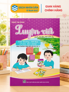 Sách - Luyện viết chữ thường chữ hoa cỡ nhỏ  theo nhóm - ndbooks