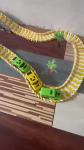 DIY Versatile track car building blocks ， Flexible track crawler engineering vehicle ， Childrens puzzle assembly toys