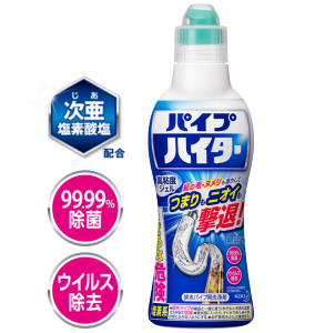 Kao Japan Haiter Pipe & Sink Declogger 500ml | パイプハイター 高粘度ジェル 500ml