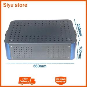 Sterilization Tray Case Box for Holding Instrument Sterilized Without Silicone Mat Aluminium Alloy