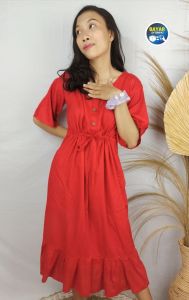 SudanBali Dress Wanita Baju Korean Style Dress Malika Terbaru Murah