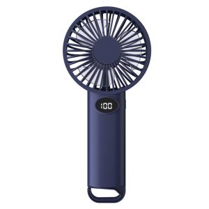 MINIFELE 262 LCD Display Portable Fan 6-Speed Wind Power USB Rechargeable Cooling Fan Portable Handheld Vertical Electric Fan Outdoor Use