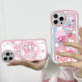 เคส Hontinga สำหรับ OPPO A16S A16 A17K A17 OPPOa17เคสใสใสเคส Oppoa16อะนิเมะคัตเกิร์ลซิลิโคนนิ่มเคสยางกันกระแทกเต็มตัวเคสโทรศัพท์เคสนิ่มสำหรับเด็กผู้หญิง. 