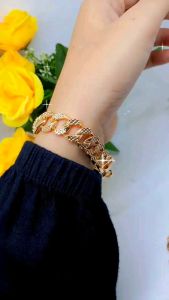 Gelang Rantai Perhiasan Xuping Gold Dilapisi Emas