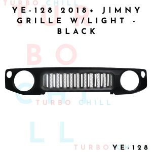 YE-128 2018+ JIMNY GRILLE W/LIGHT - BLACK