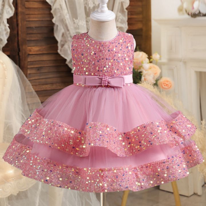 Aesthetic Pink Party Dress for Teens Girls Ladies Long Formal