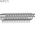 OOC 5 Colors Heavy Duty Practical Metal Curtain Rings For Curtains Rods Hanging Hooks Roman circle. 