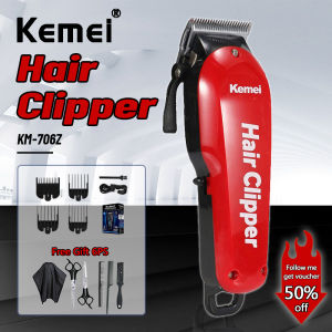 Kemei Hair Trimmer  Hair Clipper for Men Original Cordless Professional Two Speed Rechargeable Electric Shaving Machine hair cutting machine KM-706Z