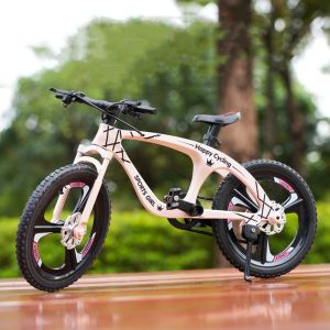 STKE 1:8 Scale Mini Bicycle Model Simulation Racing Metal Road BMX Bike Model Birthday Gift Diecast Mountain Bike Toy Collection