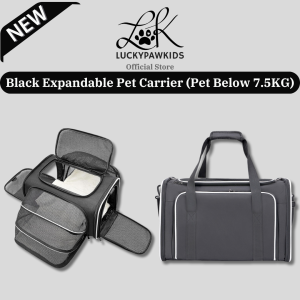 Expandable Pet Bag Portable Cat Bag With Large Capacity For Two Small Pet Bags Cat Carrier Travels Bag