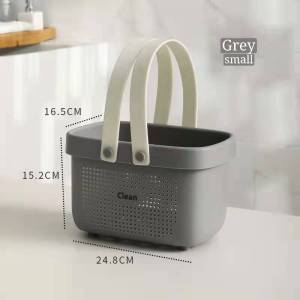 ReTouch Shower Portable Basket Capacity Plastic Bathing Storage Basket KC82