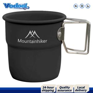 Compact 300ml Camping Mug with Foldable Handle - Perfect for Outdoor Cooking and Backpacking