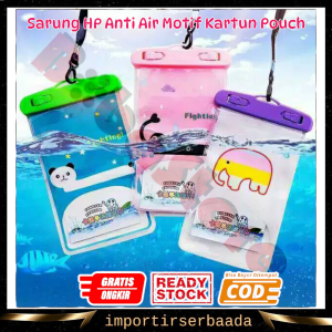 IMP- Sarung HP Anti Air Motif Kartun Pouch