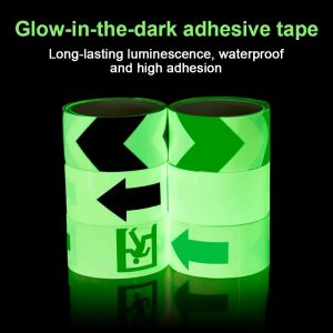 Luminous Reflective Tape Glow In The Dark Tape Self-luminous Warning Fluorescent Sticker for Stair Floor Emergency Safety Exit