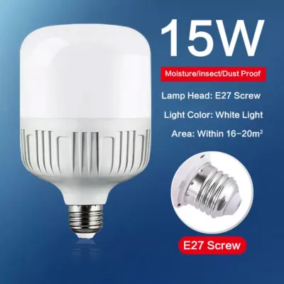 Bóng Đèn Led Trụ 5w 10w 15w 20w Đèn Bulb Đèn Trụ Sáng Trắng Siêu Rẻ