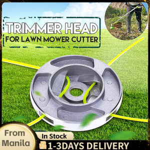 110x15mm Aluminum Grass Trimmer Head with 4 Nylon Lines for Brush Cutter Strimmer Replacement