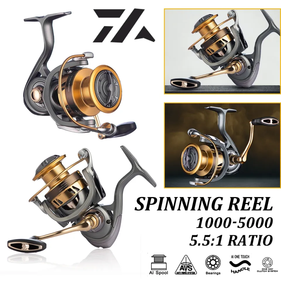 LO【Ready Stock】Daiwa Spinning Reel 1000-5000 Series Fishing Reel